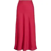 Vila Ellette Midi Skirt Rose 34 Femme