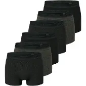 Schiesser Boxers ' Cotton Series ' anthracite / noir