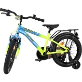 Volare Vélo enfant Thombike, 16 pouces bleu-jaune