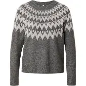 ONLY Pull ONLFRY LS JQ GLITTER femmes - Gris - EU L