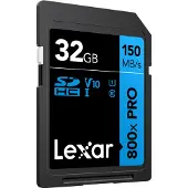 Lexar Sdhc 800x Pro Blue Series 32gb Uhs-1 V10 -