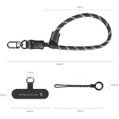 SmallRig 4990 FilMov Phone Wrist Strap, noir