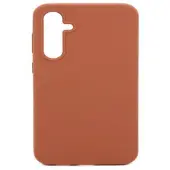 Evelatus Galaxy A54 Premium Etui en silicone souple au toucher (Samsung Galaxy A54), Coque pour téléphone portable, Marron