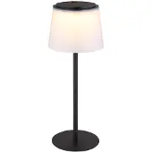 Globo Lampe de table LED, intérieur/extérieur, batterie, variateur tactile, H 34 cm