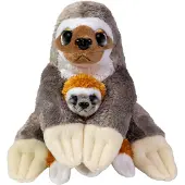 LUMO Stars Cuddle - Sloth Caramel and Coffee, 24cm