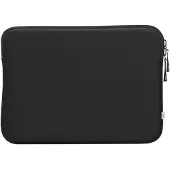 MW Basics ²Life - Housse d'ordinateur portable - intérieur blanc - 13" - noir