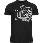 Lonsdale T-Shirt 'Langsett' noir / blanc