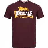 Lonsdale Holmpton Short Sleeve T-shirt Rouge S Homme