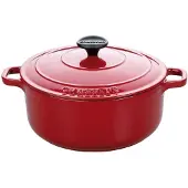 CHASSEUR Cocotte ronde en fonte émaillée 24cm rubis sublime - - PUC472458 -