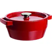 Pyrex Slow Cook Cocotte ronde, avec couvercle, ø : 280 mm, rouge