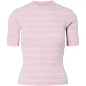 Pieces Pull-over jaune / lilas