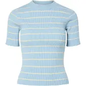 Pieces Pull-over crème / bleu clair