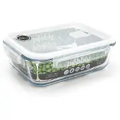 Pebbly Boîte de Conservation Pebbly Rectangle Plastique 1500 ml