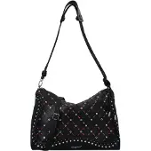 Desigual Sac bandoulière rouge / noir / blanc