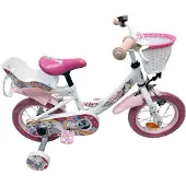 Volare Vélo enfant Unicorn 12 pouces, blanc