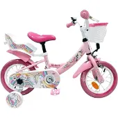 Volare Vélo enfant Unicorn 12 pouces, rose