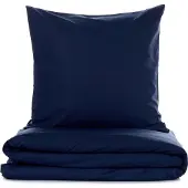 L'essentiel Maison , Plain - Dark Blue, Ranforce King-Size-Bettbezug-Set (FR), Dunkelblau, 100 % BAUMWOLLE RANFORCE, 240 x 220 cm
