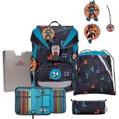 DERDIEDAS ErgoFlex Light Ninja Fighter Set cartable 5 pièces