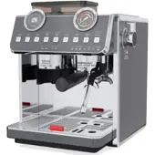 Wartmann Machine à Expresso avec Moulin à Café Intégré et Tuyau de Vapeur Rotatif, Machines à expresso, Argent