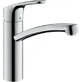 Hansgrohe Mitigeur de cuisine Focus E2 DN15 sans pression, chrome, 1 pièce.
