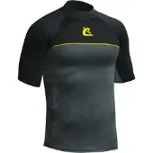 Cressi Hommes, Maillot de surf, Bouclier, Gris, Noir, (L)