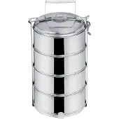 Orion Boîte à lunch en acier à 4 compartiments 4x1 l
