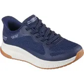 SKECHERS Slip-Ins Bobs Squad 4 Staple Look Damen Sneaker Dunkelblau