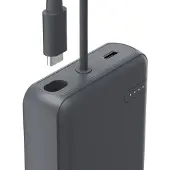 Hama Power Pack Travel mit Kabel 10000mAh 2 Ausgänge 2x USB-C Anthrazit (00201739)
