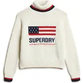 Superdry Pull-over crème / mélange de couleurs
