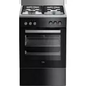 Beko Cuisinière gaz 65l 4 feux noir - - FSG52010GBC - b100