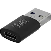 T'nB - Adaptateur USB - 24 pin USB-C (F) pour USB (M) - transfert de données, charge rapide jusqu'à 18 watts - noir