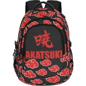 KARACTERMANIA Naruto Kanji Plus Running Backpack Rouge Enfants