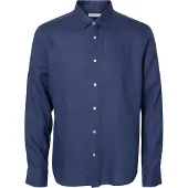 Selected Chemise 'SLHKylian' bleu