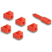 DeLOCK 20928 RJ45 Port Blocker Set für RJ45 Buchse 10 Stück