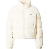 GUESS Jeans Cropped Puffer Jacket Blanc S Femme