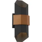 QUOIZEL Applique d'extérieur à LED intégrée 5,5 W Chasm