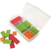 Jeujura Boite 50 jetons en bois