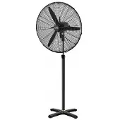 Maurer Ventilador Pie Ø 70 x195 cm Negro 190 W Oscilación Automatica Altura Regulable Cabezal Inclinable Base Estable 60x60 cm