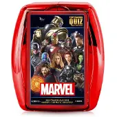 Winning Moves Top Trumps Quiz Marvel Cinematic Universe Jeu de devinettes Jeu de connaissances Jeu de société