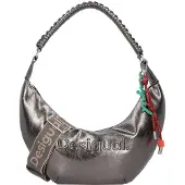 Desigual Sacs à main 'Half Logo Zonte' argent
