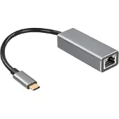 MaxTrack C545 (RJ45, USB-C), Adaptateur réseau, Noir, Argent