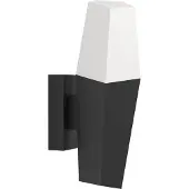 Eglo 900682 FARINDOLA E27 Applique extérieure/plafonnier Noir Blanc IP44