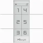 Milesight Panneau de scénarios intelligents IoT WS156-868M LoRaWAN