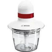 Bosch MMRP1000 hachoir électrique 0,8 L 400 W Rouge, Transparent, Blanc
