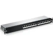 Trendnet 16 Port Cat6a Shielded Patch Panel Switch Noir One Size / EU Plug 220V