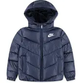 Nike Kids Veste d’hiver bleu marine / blanc