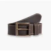 Wrangler Stitched Belt Noir 110 cm Homme