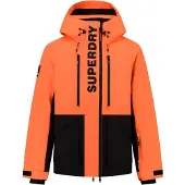 Superdry Veste de sport 'Ultimate Freestyle' orange / noir