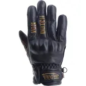 Von Dutch Flash Woman Leather Gloves Noir M Femme