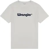 Wrangler T-Shirt 'LOGO TEE' bleu foncé / blanc naturel